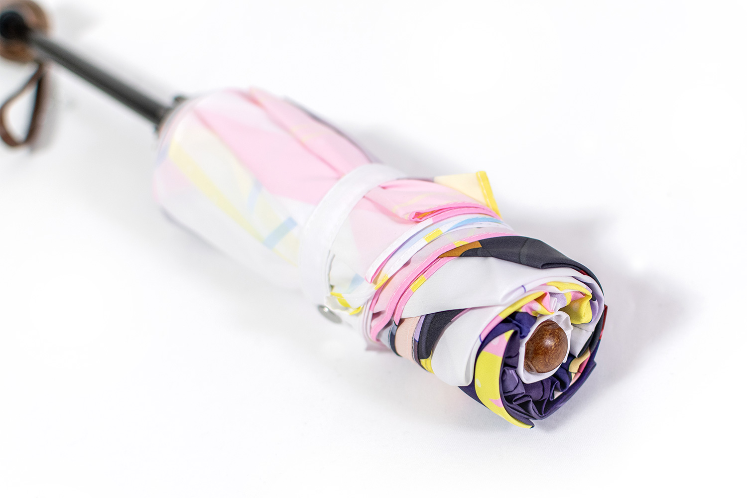 55cm6本骨折りたたみ傘(木製)