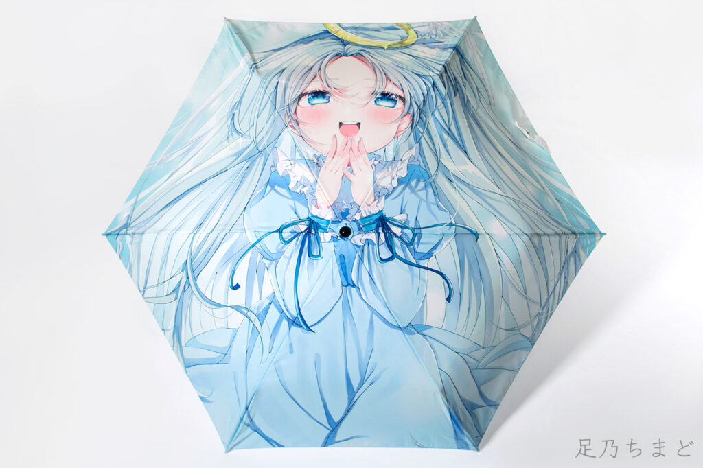 アシノマド / 足乃ちまど 様の折り畳み傘の制作実例画像