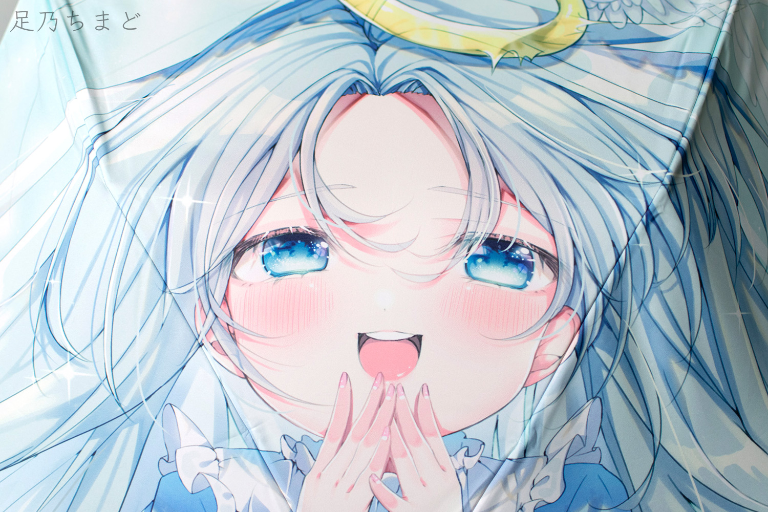 アシノマド / 足乃ちまど 様の折り畳み傘の制作実例画像